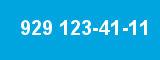 929 123-41-11
